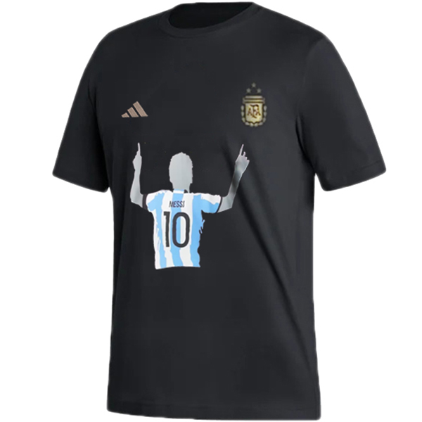 Argentina campionato argentino Messi maglia allenamento uniforme da calcio abbigliamento sportivo da uomo calcio nero kit top maglia sportiva 2023